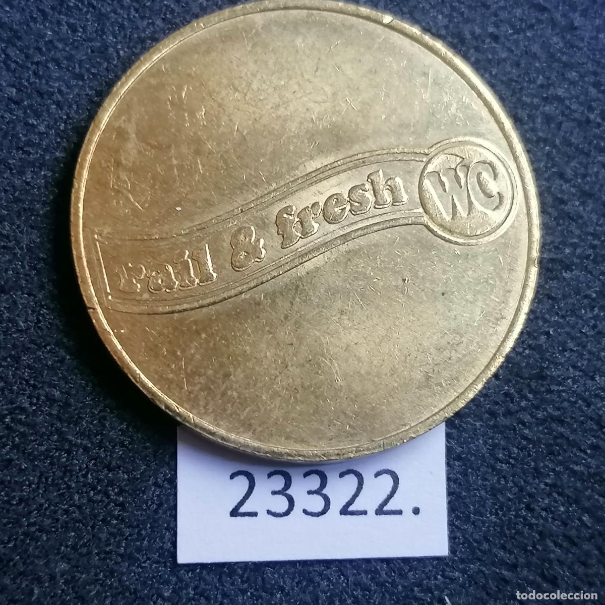 Monedas locales: Ficha, WC ferrocarril, rail & fresh, token, jet&oacute;n - Foto 2