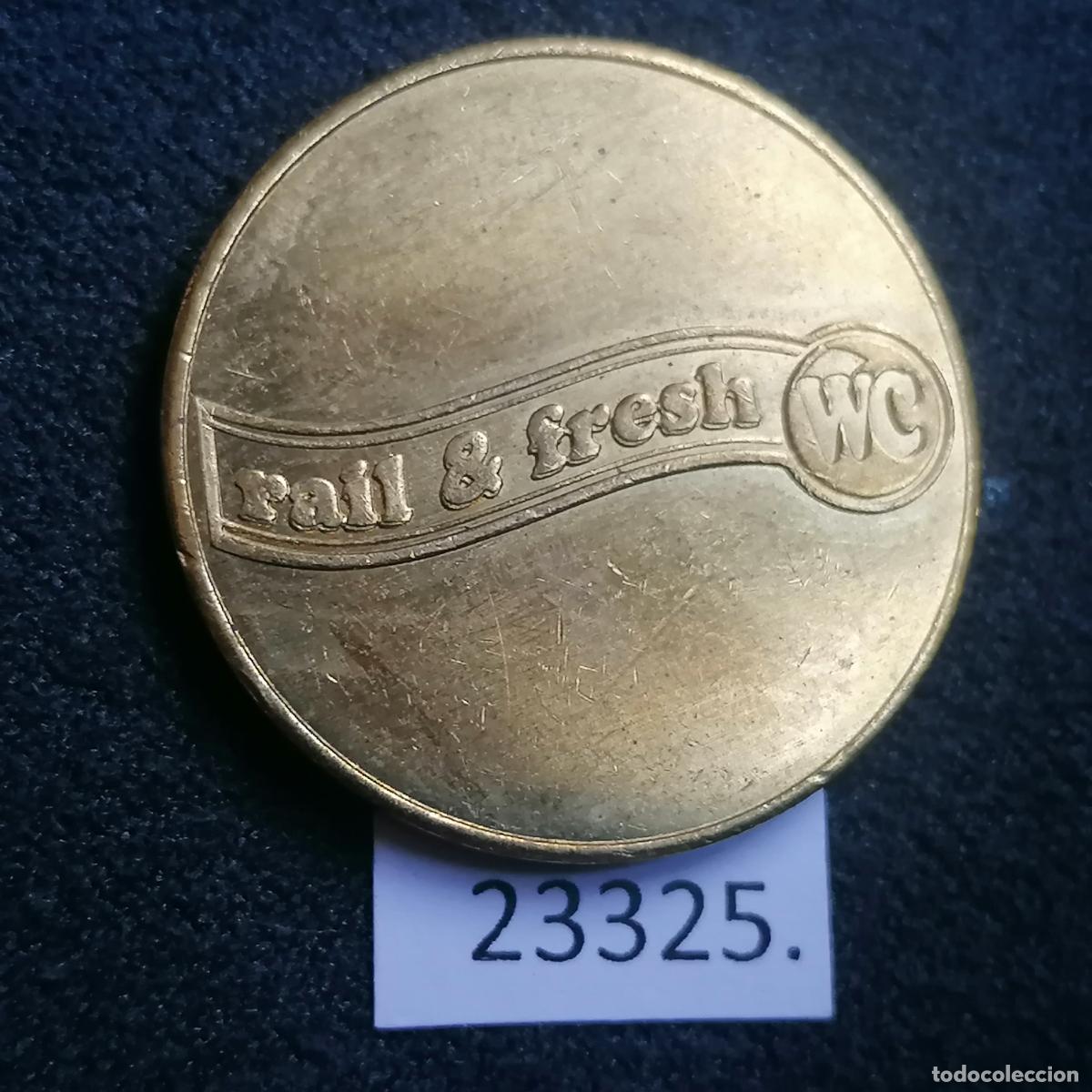 Monedas locales: Ficha, WC ferrocarril, rail & fresh, token, jet&oacute;n - Foto 2