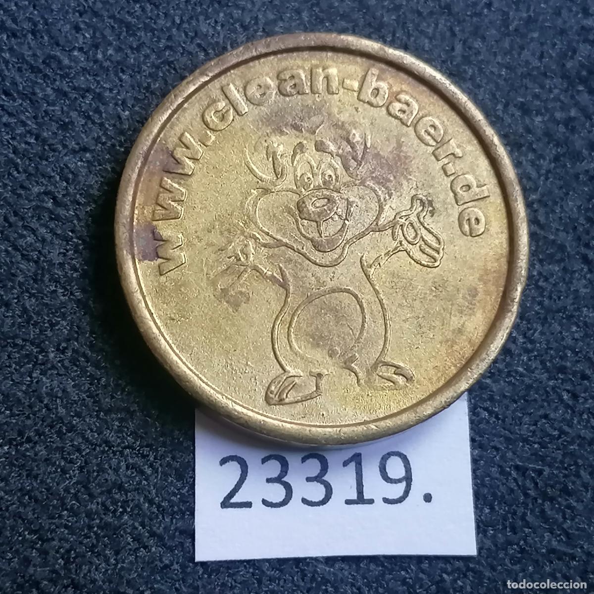 Monedas locales: Ficha autolavado, token, jet&oacute;n - Foto 1