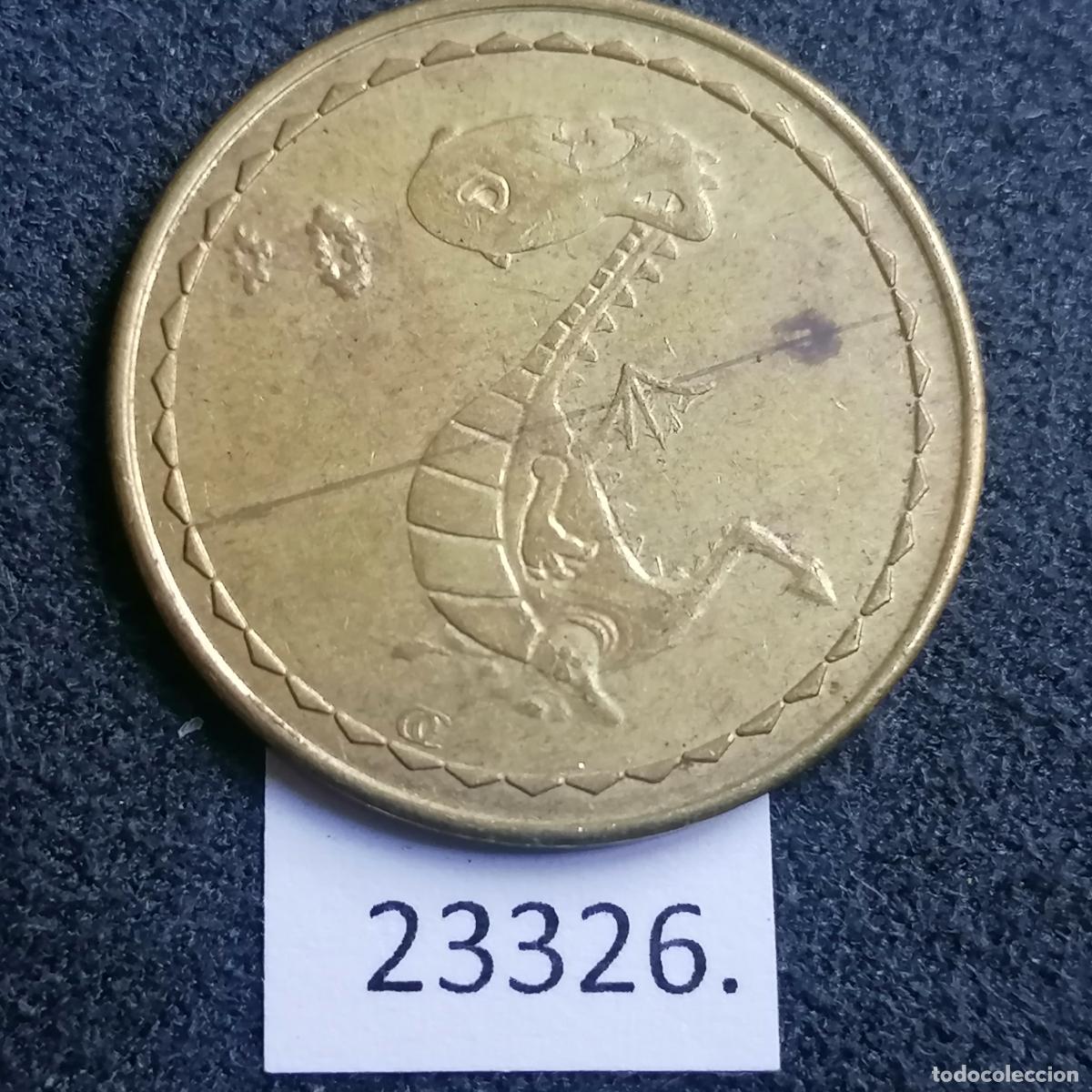 Monedas locales: Ficha dragon , token, jet&oacute;n - Foto 1