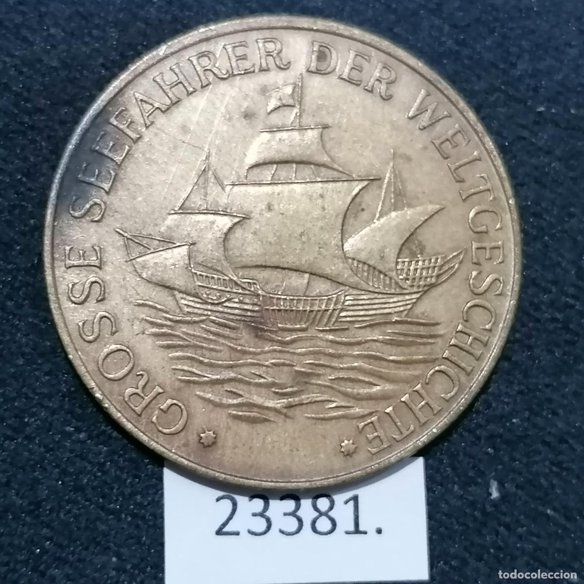 Monedas locales: ficha Crist&oacute;bal Col&oacute;n , token, jet&oacute;n. - Foto 2