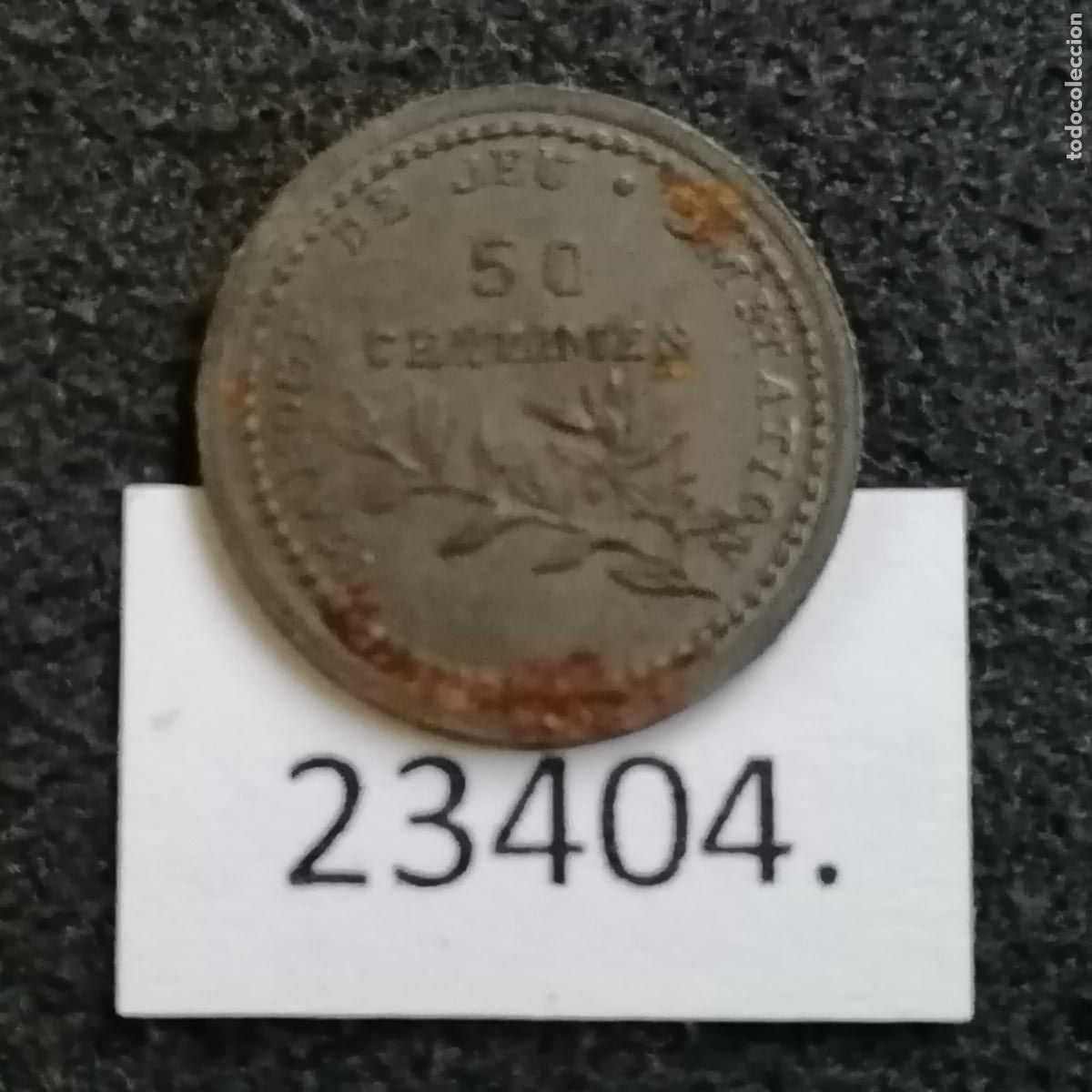 Monedas locales: ficha Francia , token, jet&oacute;n. - Foto 2