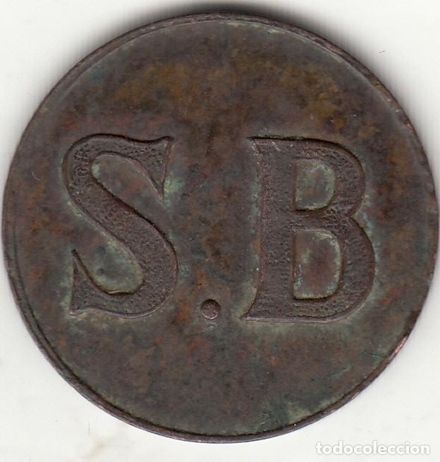 Monedas locales: FICHA: S.B. / 18 &iquest; REPUBLICA ESPA&Ntilde;OLA ? - Foto 1