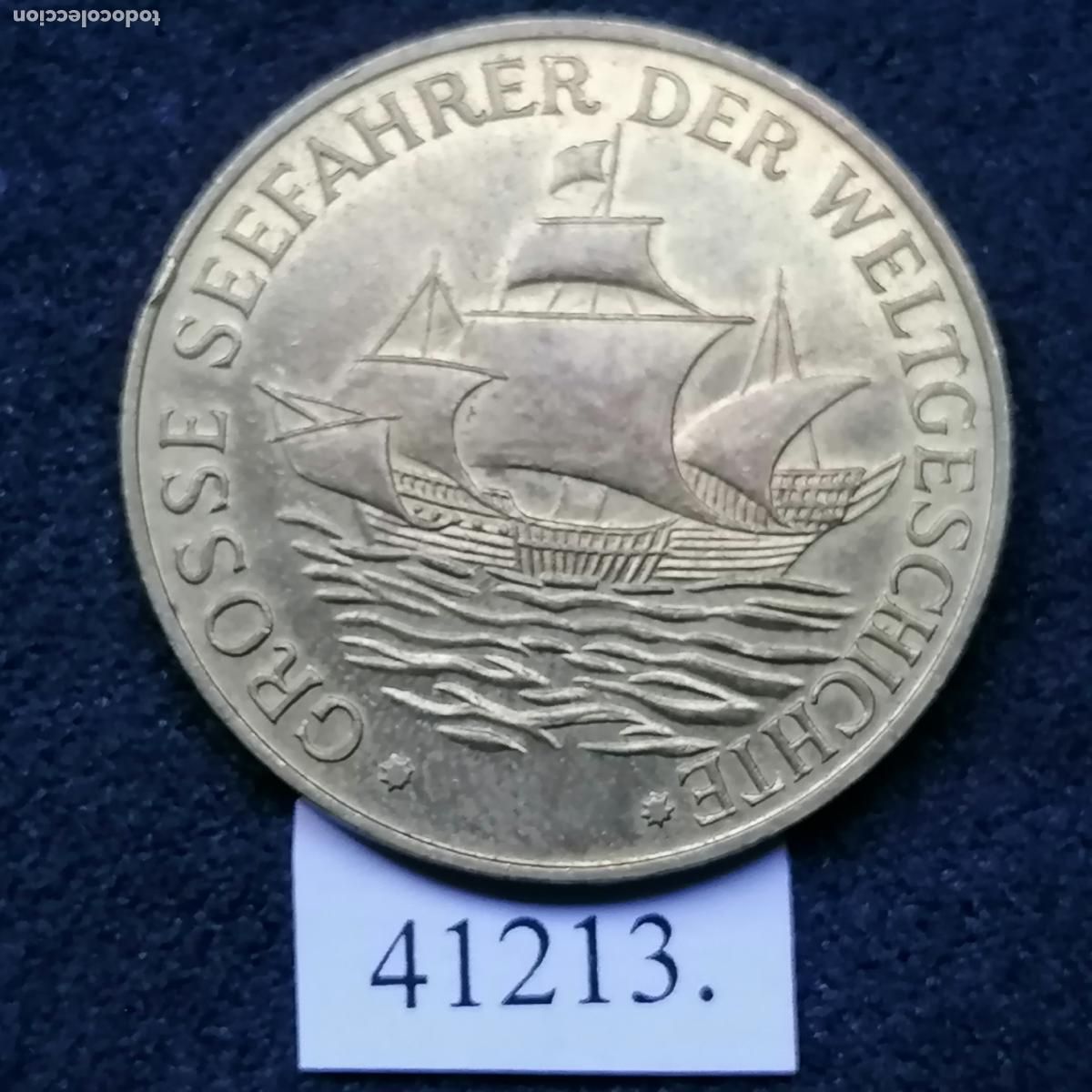 Monedas locales: ficha Crist&oacute;bal Col&oacute;n, token, jet&oacute;n. - Foto 2