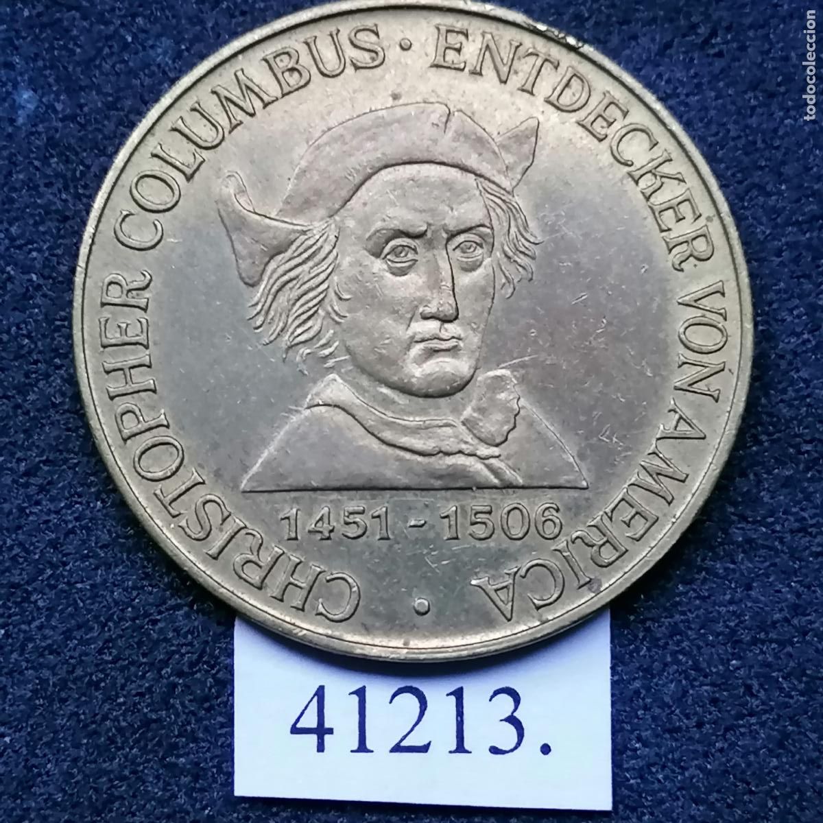 Monedas locales: ficha Crist&oacute;bal Col&oacute;n, token, jet&oacute;n. - Foto 1