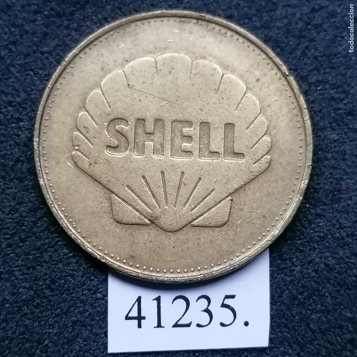 Monedas locales: ficha Shell, Apollo 8 1968, token, jet&oacute;n. - Foto 2