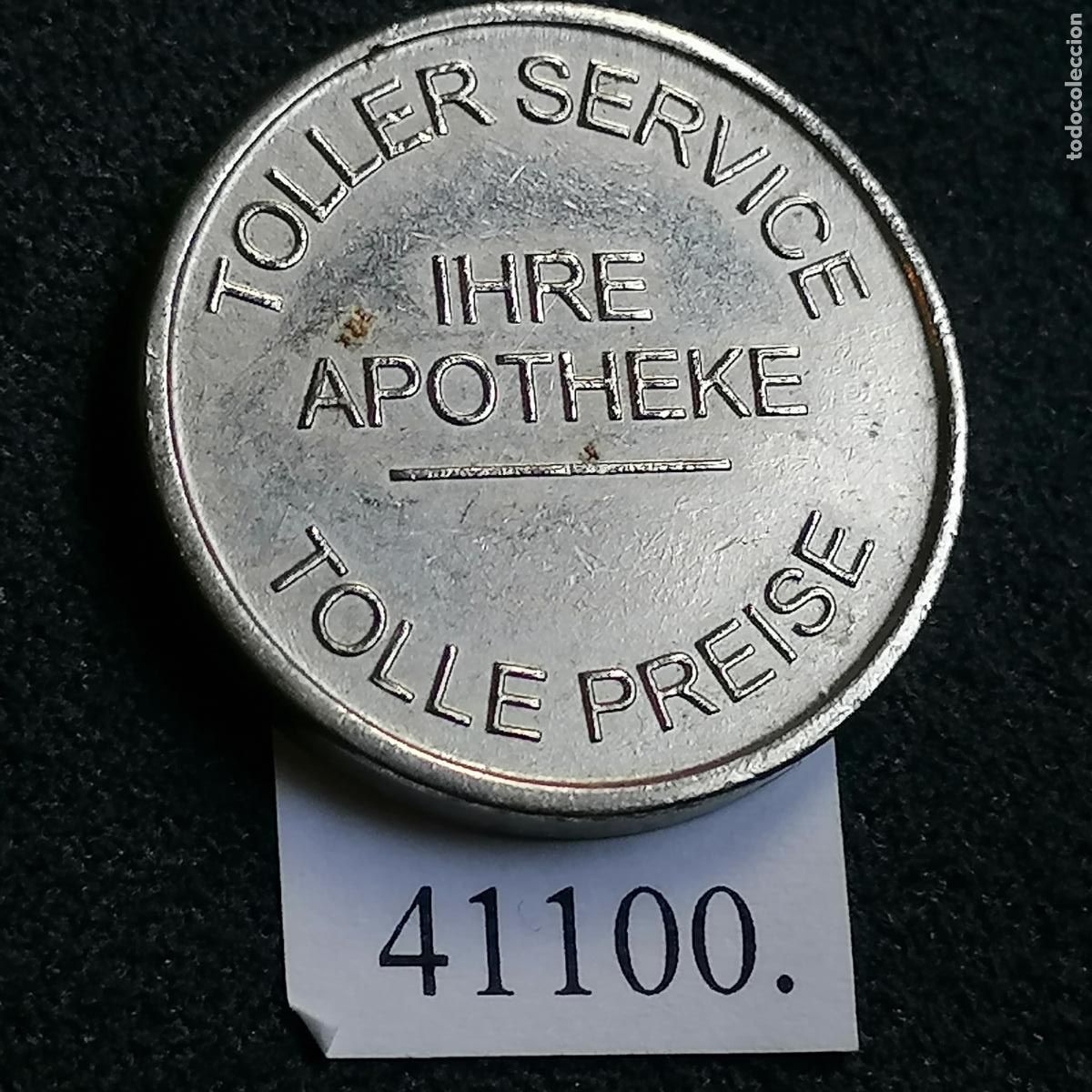 Monedas locales: ficha farmacia, token, jet&oacute;n - Foto 1