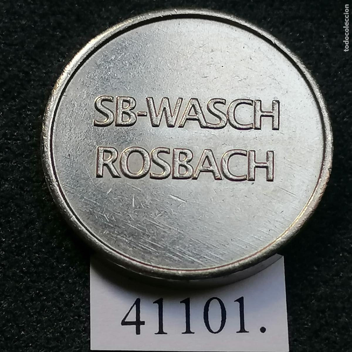 Monedas locales: ficha Rosbach Autolavado, token, jet&oacute;n - Foto 1