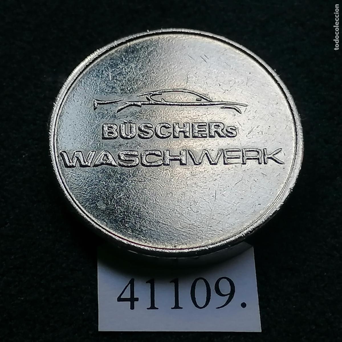 Monedas locales: ficha B&uuml;schers Autolavado, token, jet&oacute;n - Foto 2