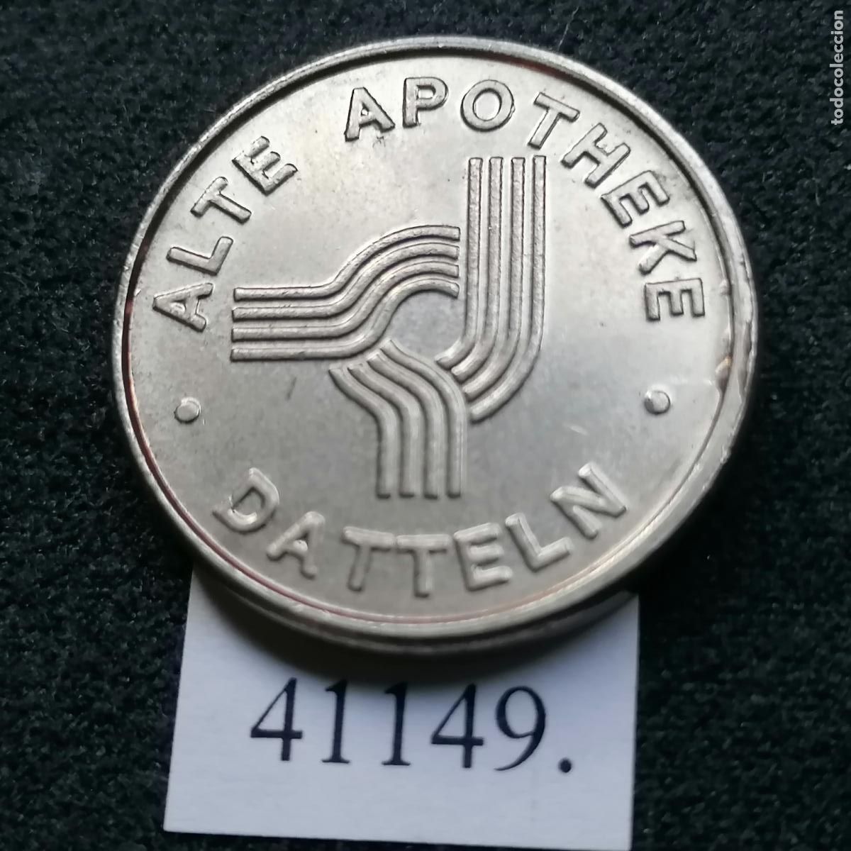 Monedas locales: ficha farmacia, token, jet&oacute;n - Foto 1