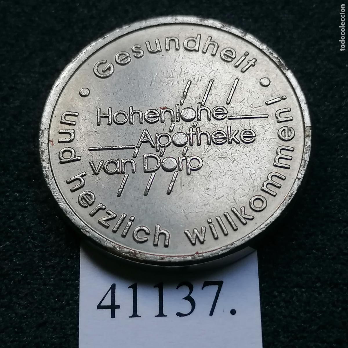 Monedas locales: ficha farmacia, token, jet&oacute;n - Foto 2
