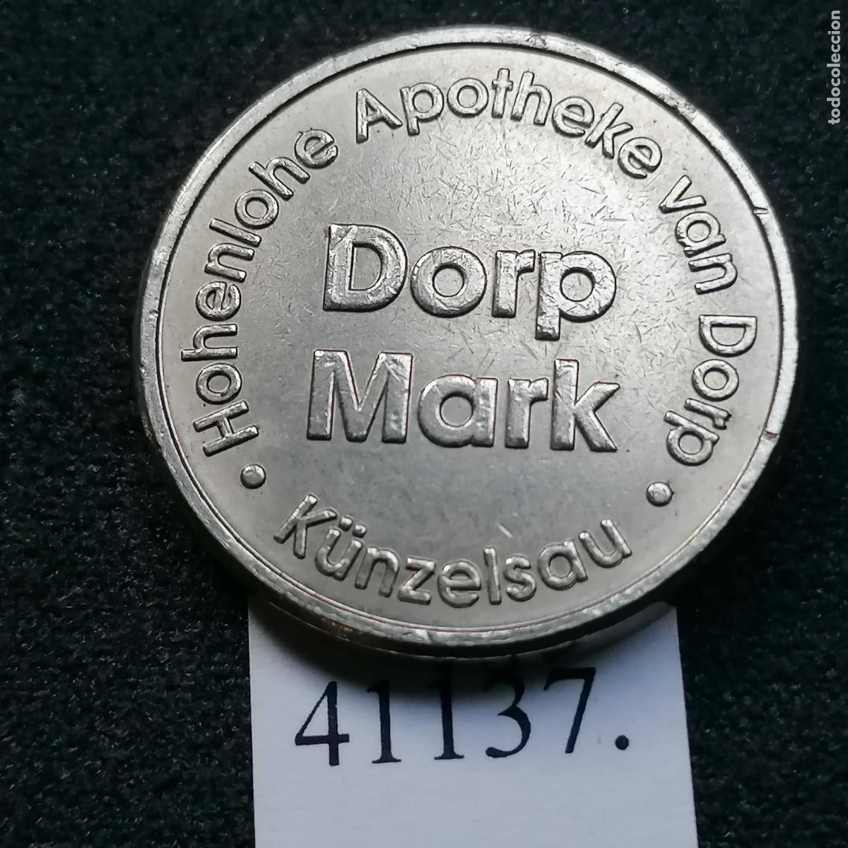 Monedas locales: ficha farmacia, token, jet&oacute;n - Foto 1