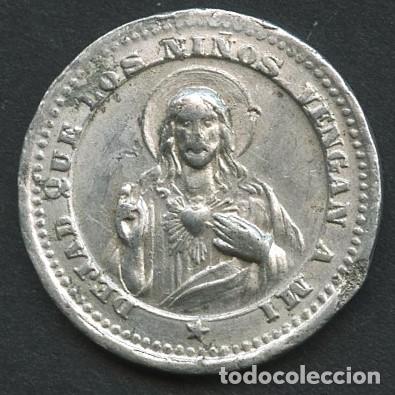 Monedas locales: FICHA, ASISTENCIA AL CATECISMO, VALOR: 5 C&Eacute;NTIMOS - Foto 1