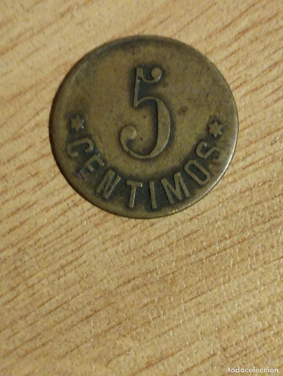 Monedas locales: FICHA LOCAL 5 CENTIMOS LA PROTECTORA DE CASSA DE LA SELVA - Foto 1