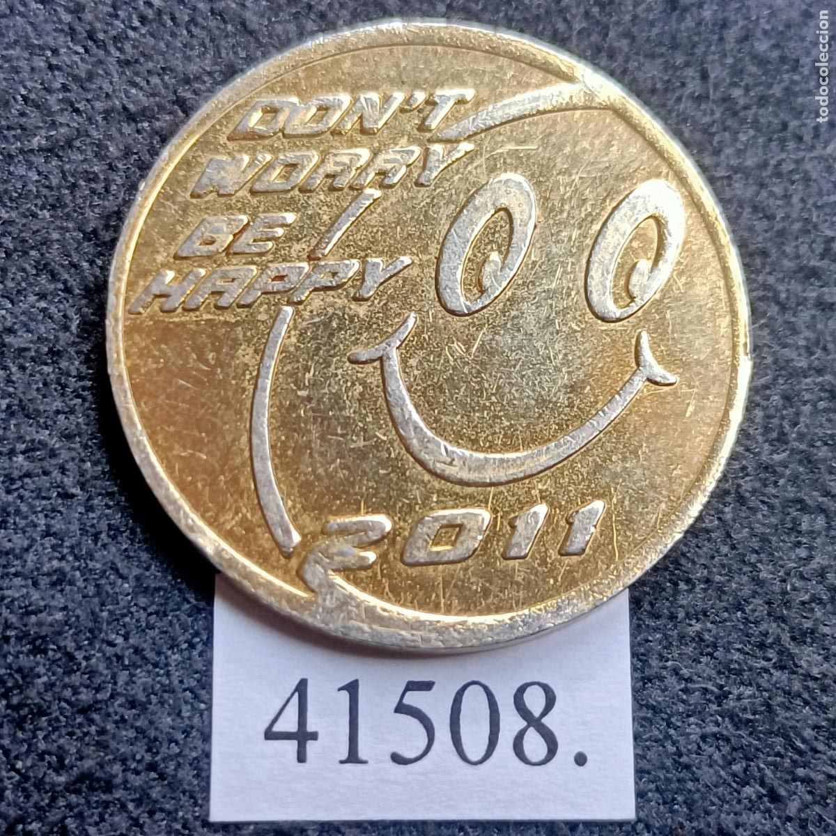 Monedas locales: Ficha Austria, dont worry be happy , token, jet&oacute;n - Foto 1