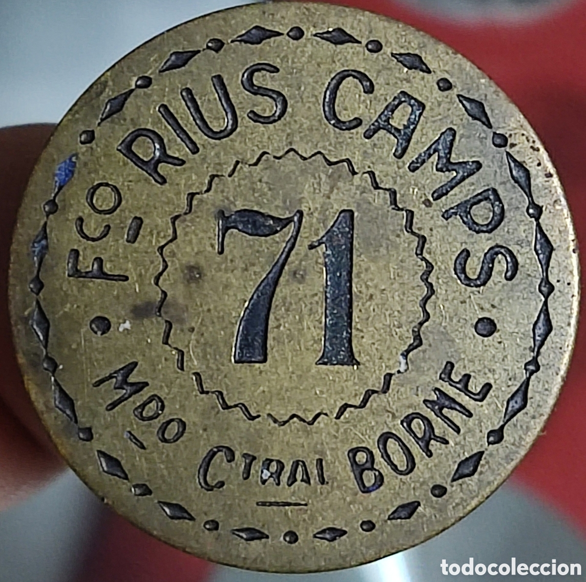Monedas locales: BORNE - Francisco Rius Camps - Barcelona - Foto 1