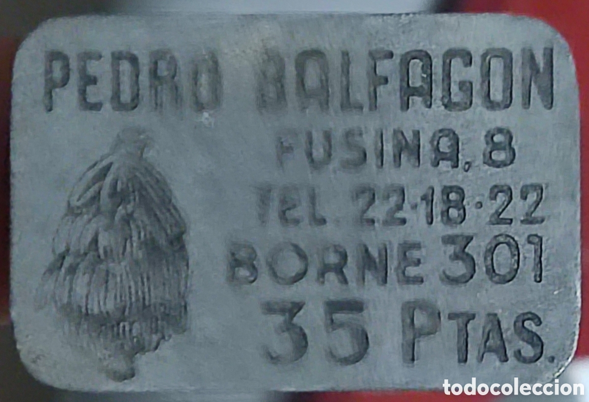 Monedas locales: BORNE - Pedro Balfagon - Barcelona - Foto 1
