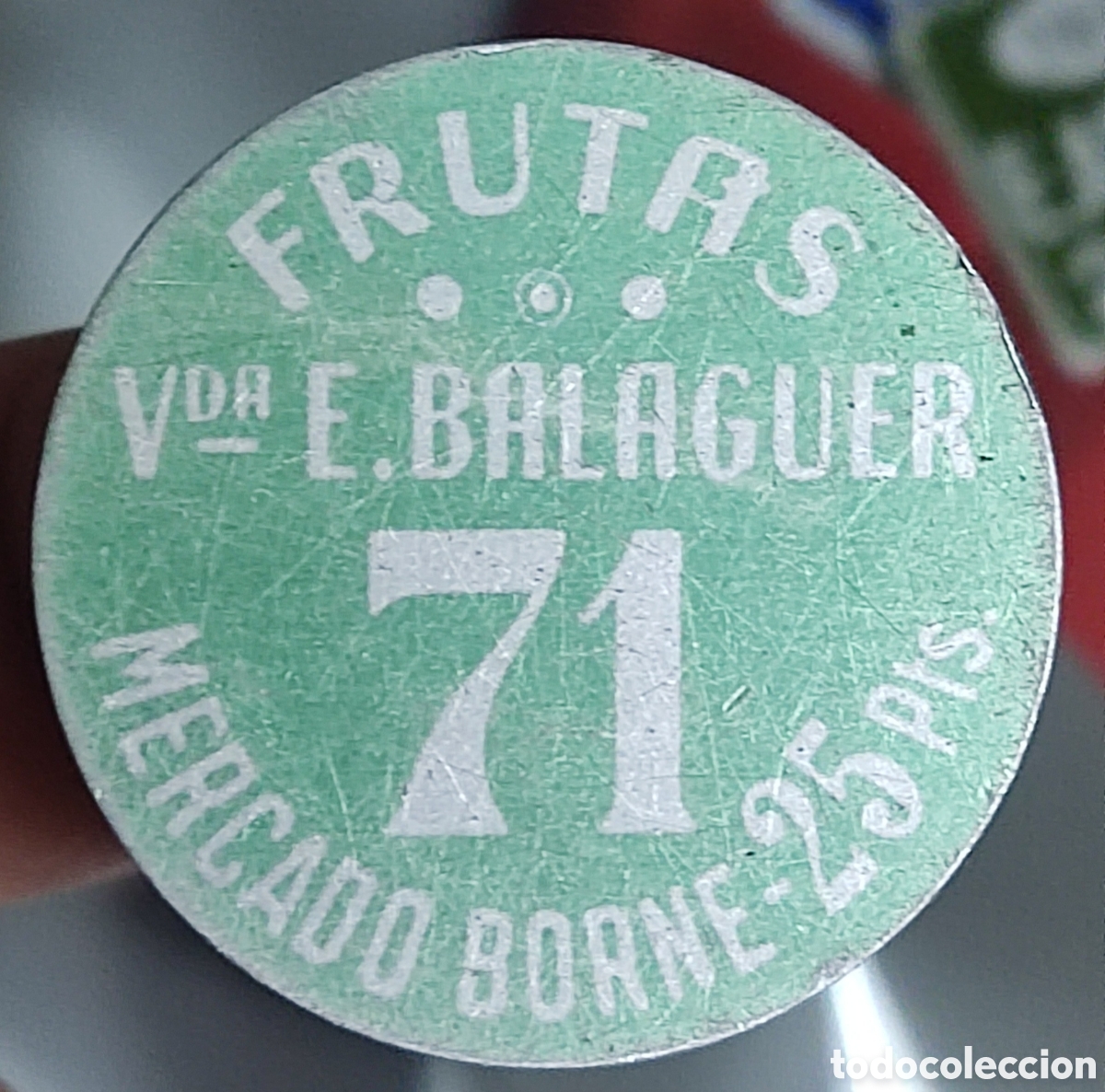 Monedas locales: BORNE - Viuda de E. Balaguer - Barcelona - Foto 1