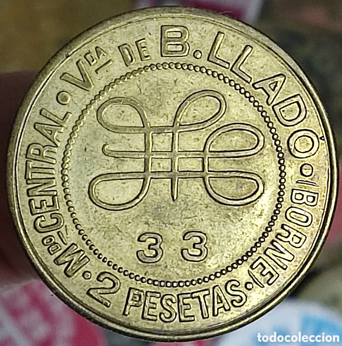 Monedas locales: BORNE - Viuda de B. Llad&oacute; - Barcelona - Foto 1