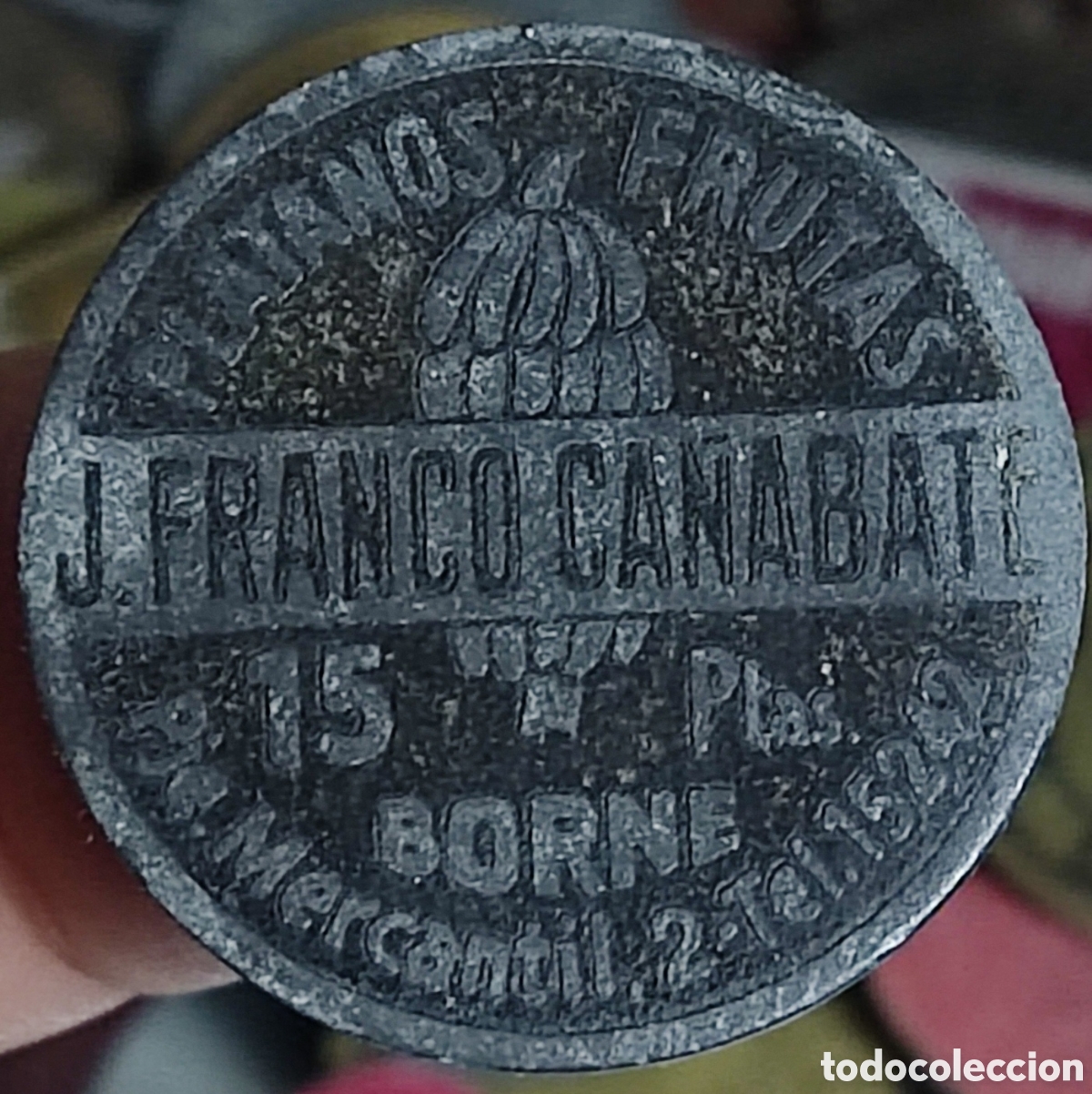 Monedas locales: BORNE - J. Franco Ca&ntilde;abate - Barcelona - Foto 1
