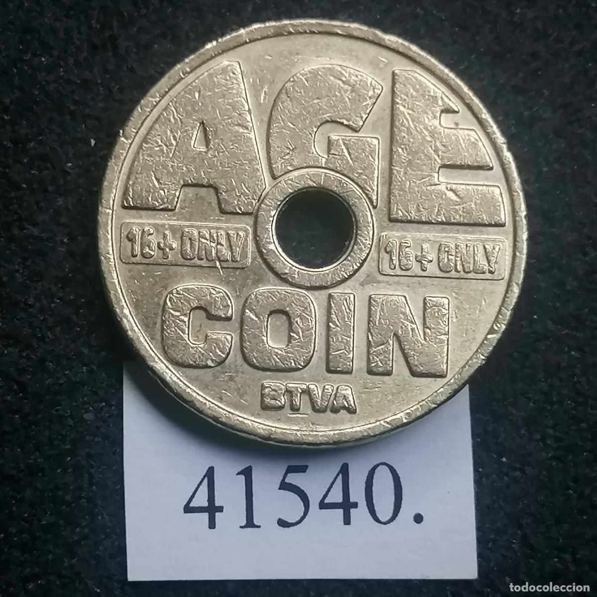 Monedas locales: Ficha Holanda Age Control, ceca BTVA , Control de edad tabaco, token, jeton - Foto 2