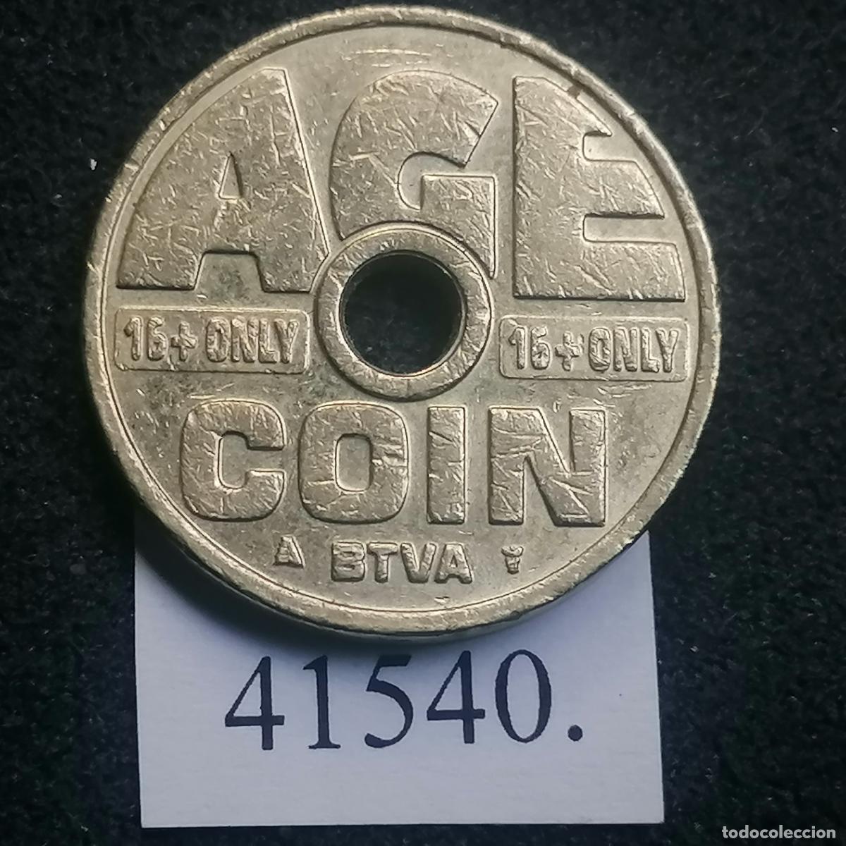 Monedas locales: Ficha Holanda Age Control, ceca BTVA , Control de edad tabaco, token, jeton - Foto 1