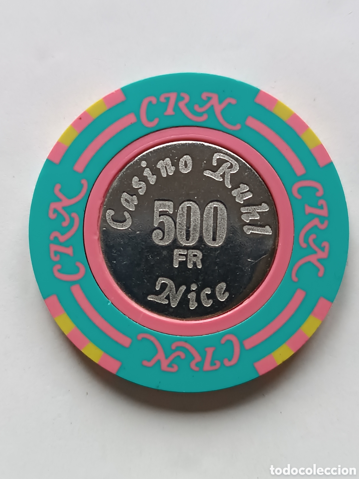 Monedas locales: Ficha casino 500 francos RUHL NICE - Foto 1