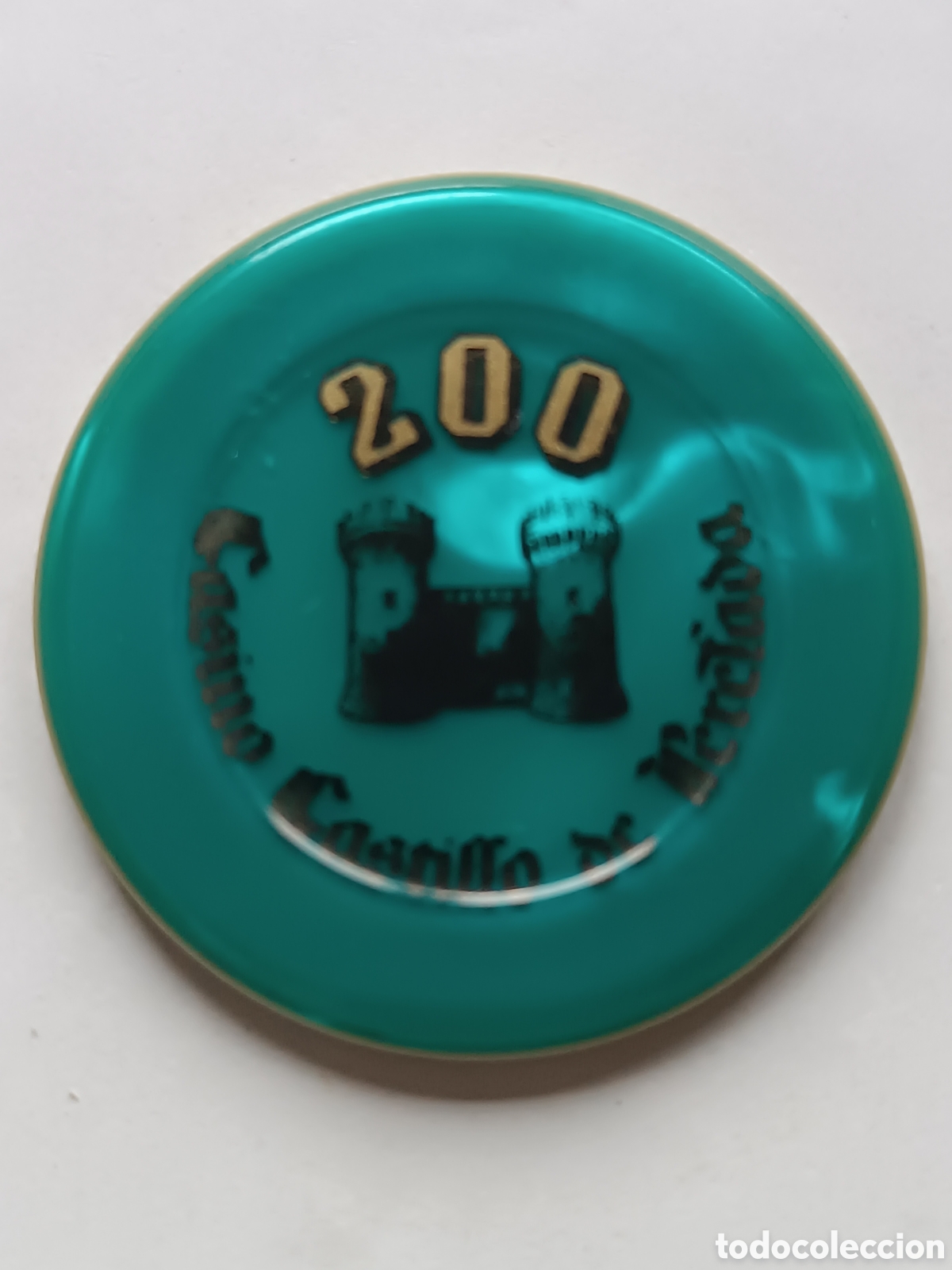 Monedas locales: Ficha casino 200 pesetas CASTILLO DE PERALADA - Foto 1