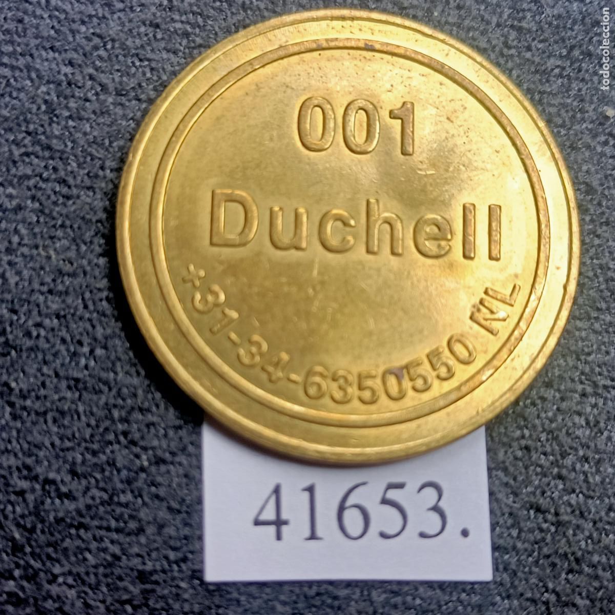 Monedas locales: Ficha Holanda Duchell, token, jet&oacute;n - Foto 1
