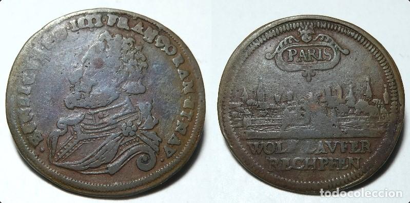 Monedas locales: Jet&oacute;n de Enrique IV Par&iacute;s , Nuremberg - Foto 1