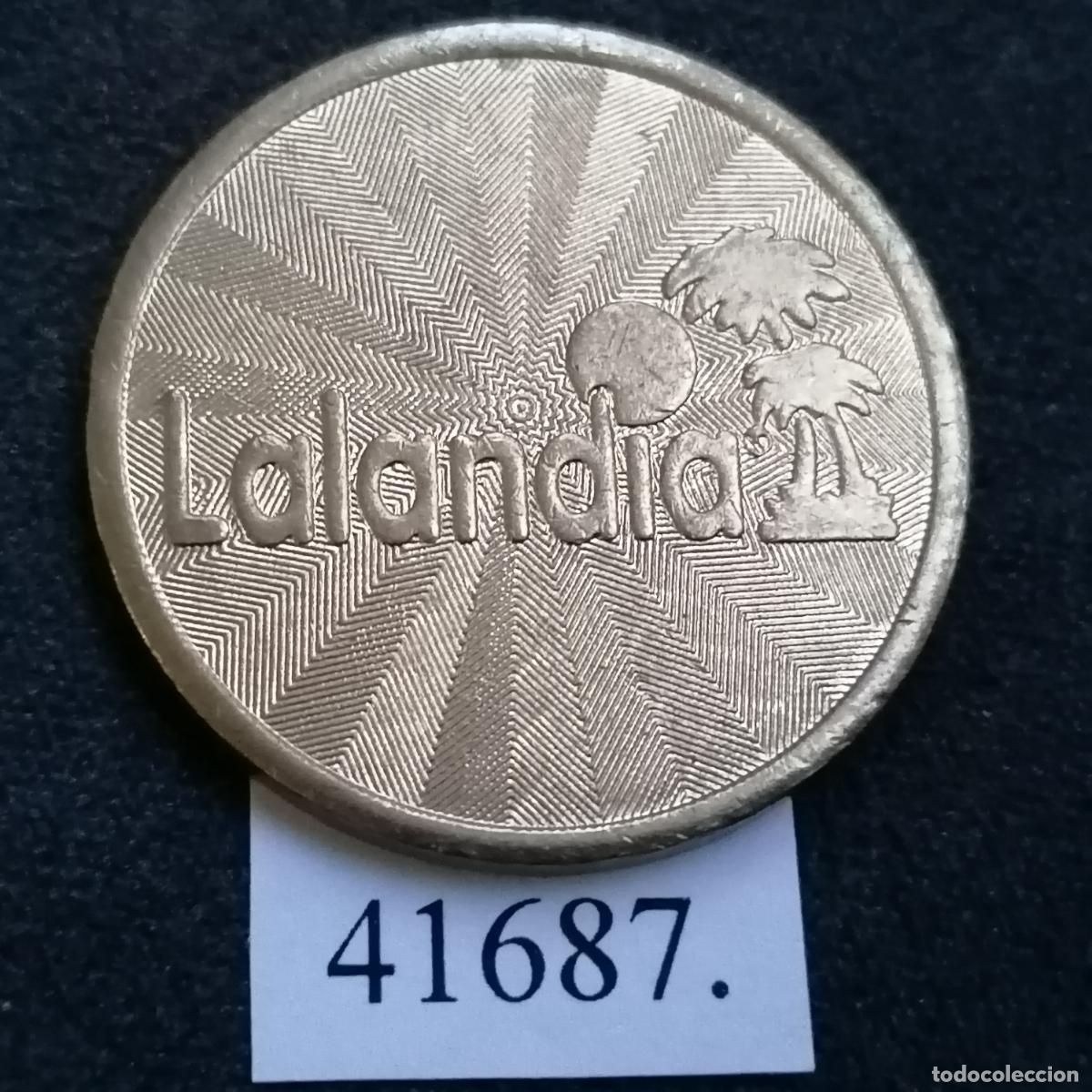 Monedas locales: Ficha Dinamarca, Lalandia, token, jet&oacute;n - Foto 2