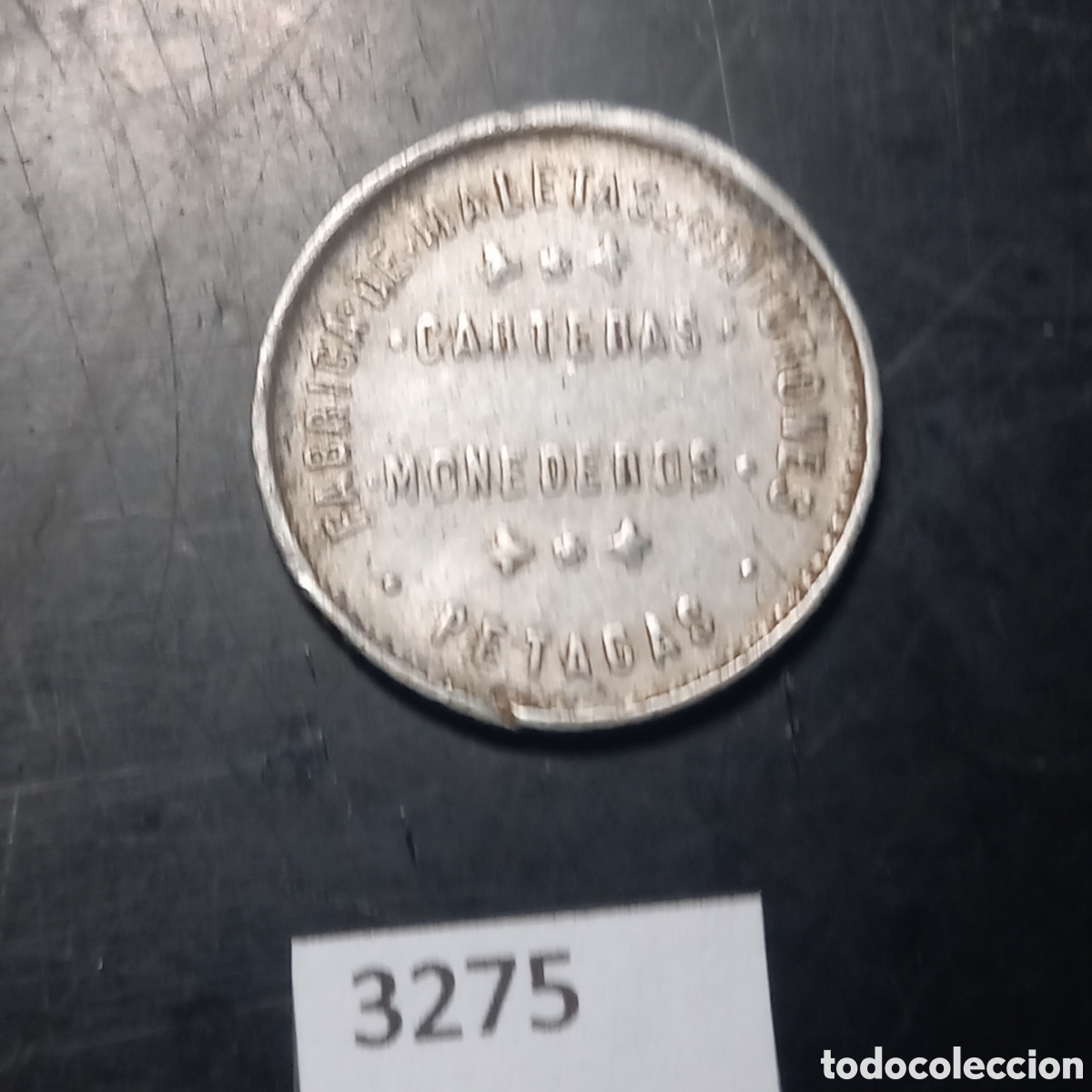 Monedas locales: Ficha Casa perello, peleter&iacute;a Barcelona - Foto 2