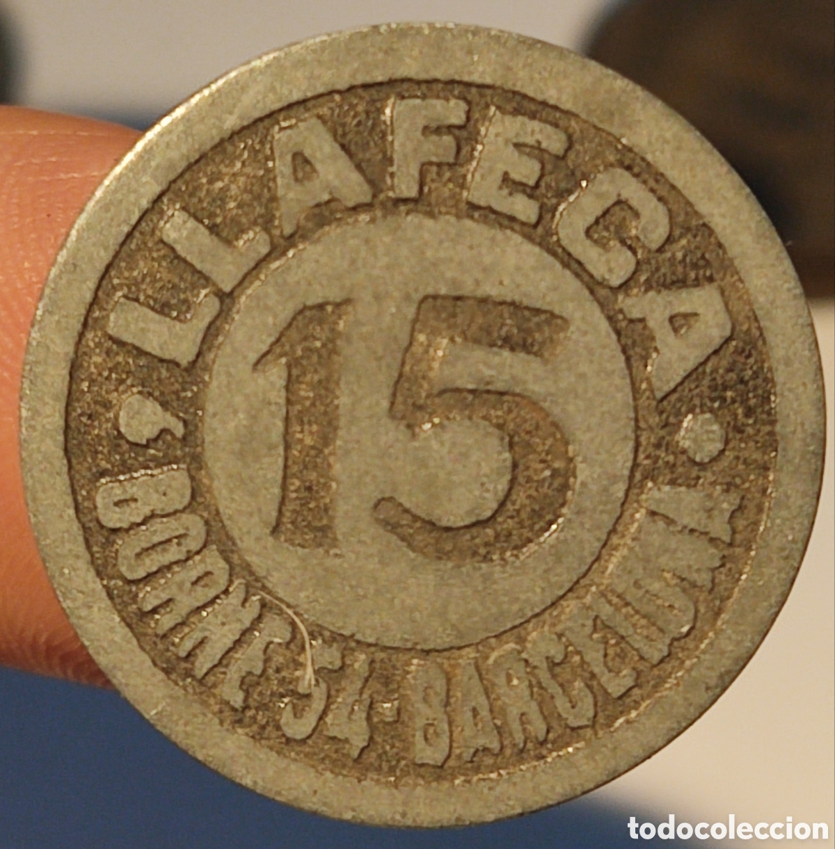 Monedas locales: BORNE - Llafeca - 15 pesetas - Foto 1