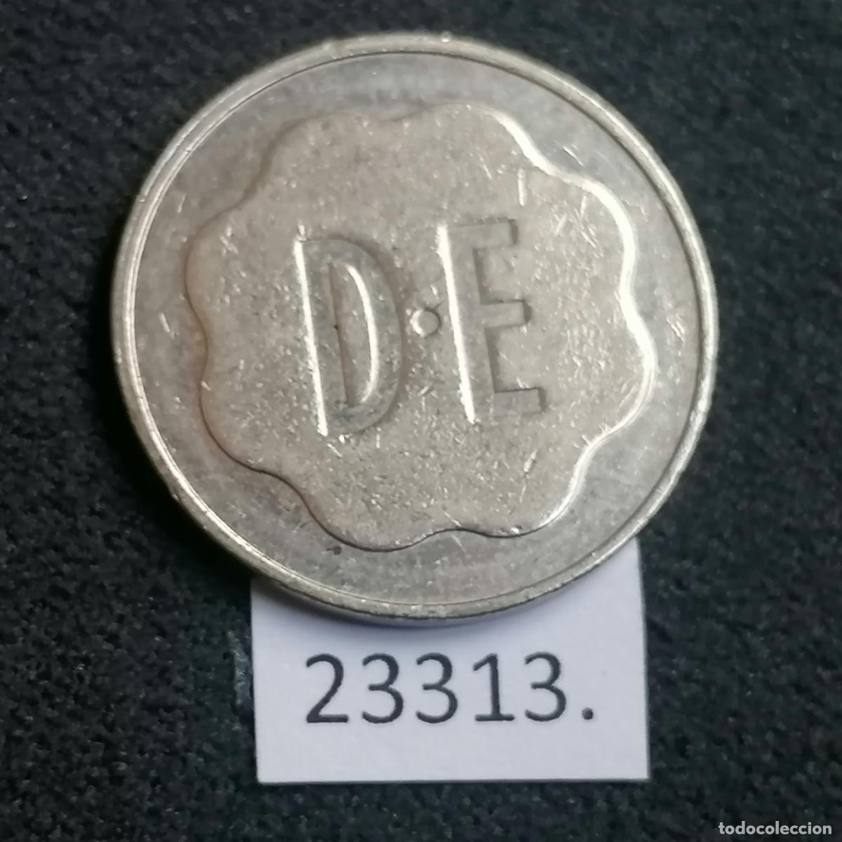Monedas locales: Ficha cafe consumici&oacute;n Douwe Egberts, token, jet&oacute;n - Foto 2