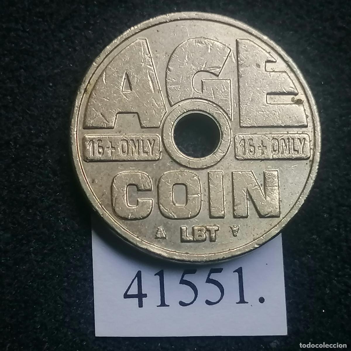 Monedas locales: Ficha Holanda Age Control, ceca LBT , Control de edad tabaco, token, jeton - Foto 2