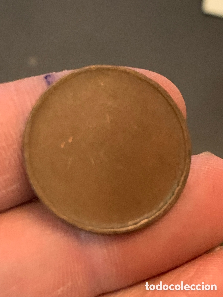 Monedas locales: RARA FICHA COBRE. 5 C&Eacute;NTIMOS - Foto 2