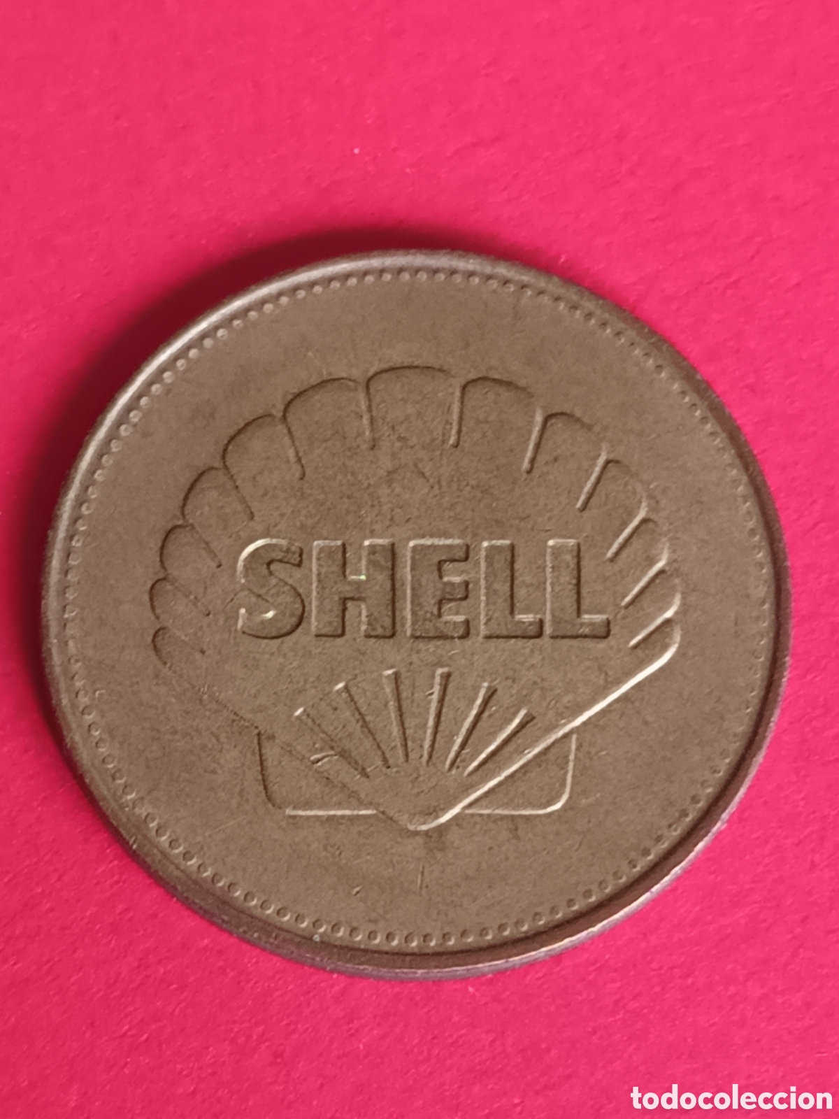 Monedas locales: FICHA/JETON/TOKEN. AUGUSTE PICCARD. COLECCI&Oacute;N SHELL. - Foto 2