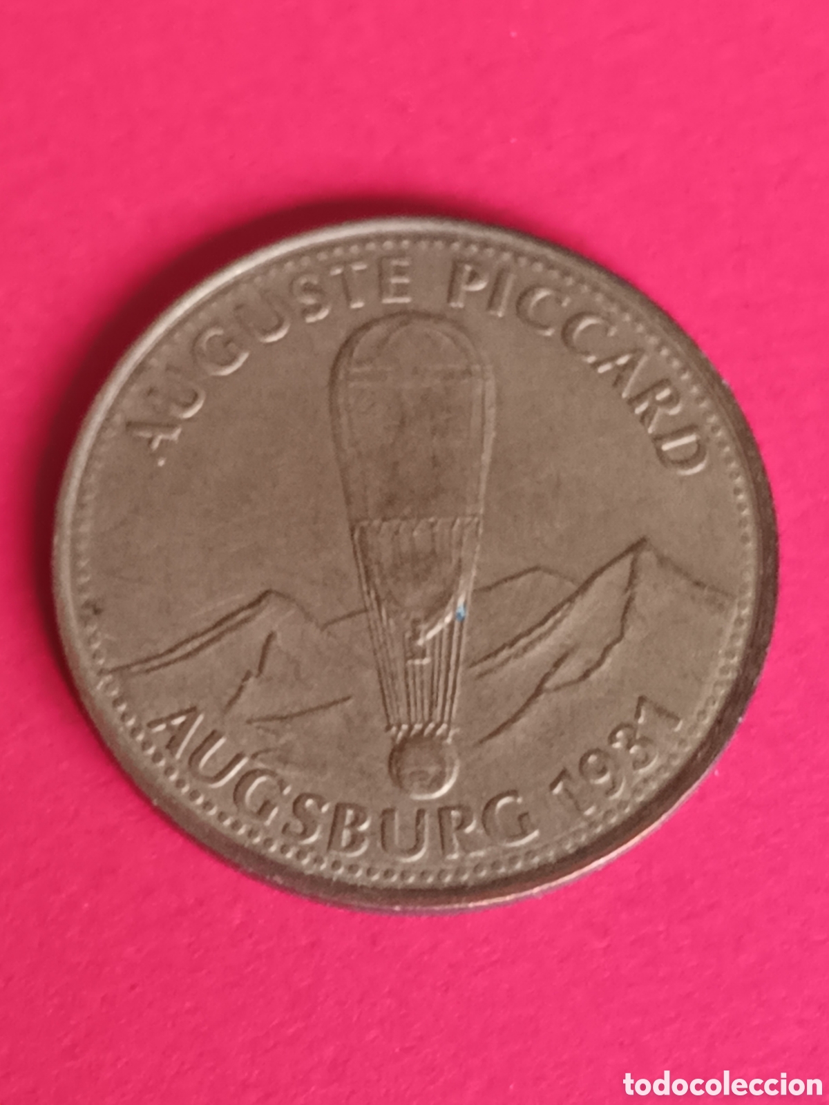 Monedas locales: FICHA/JETON/TOKEN. AUGUSTE PICCARD. COLECCI&Oacute;N SHELL. - Foto 1