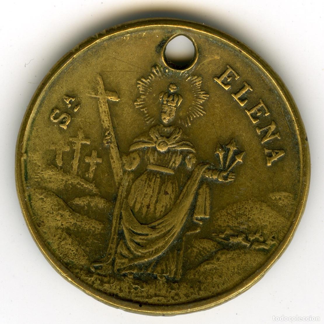 Monedas locales: MEDALLA PROTECTORA &middot; HIJO DE SANTA ELENA (s. XVIII-XIX) &middot; CONSTANTINO I, CETRO Y MESA SALOM&Oacute;N #C6784