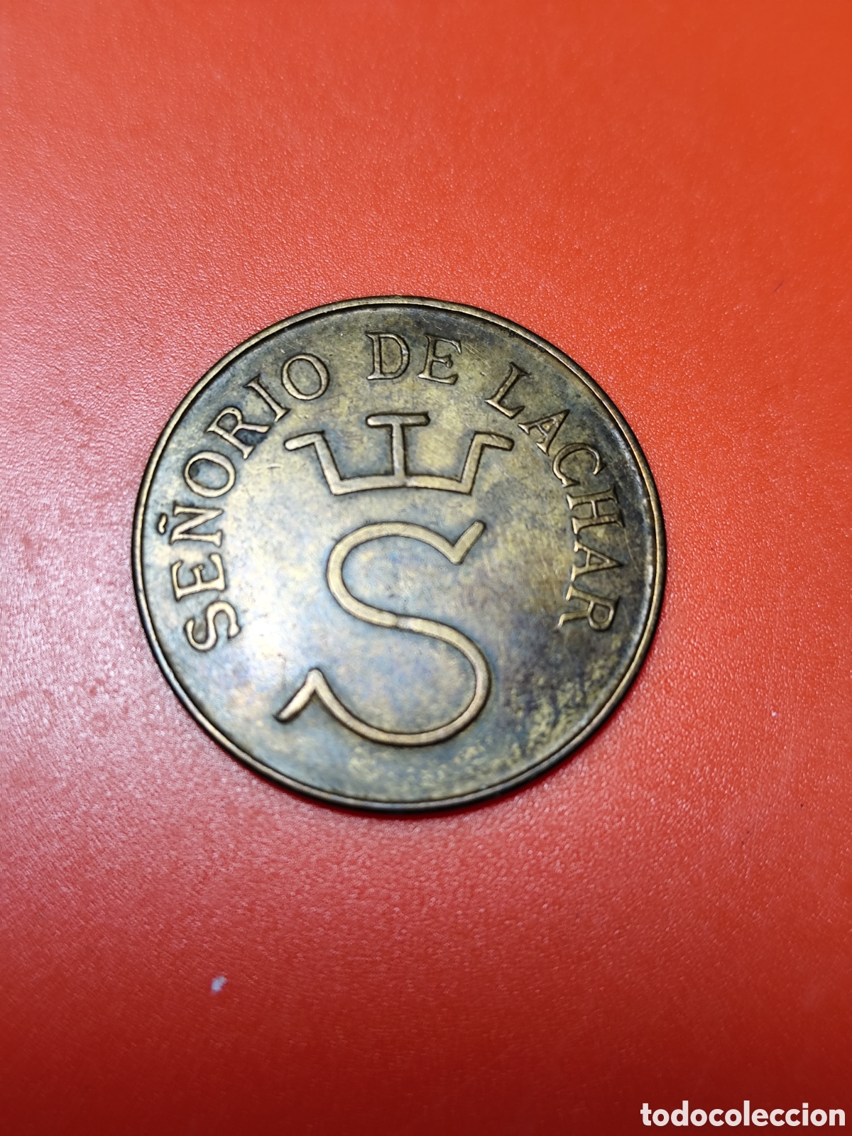 Monedas locales: Moneda valor 4 de Se&ntilde;oria de Lachar (Granada) - Foto 2