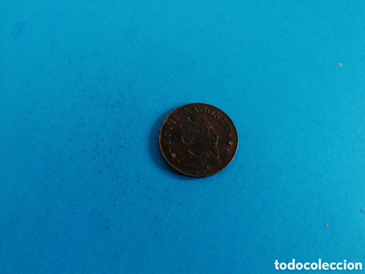 Monedas locales: Ficha Louis Ramonet Francia - Foto 1