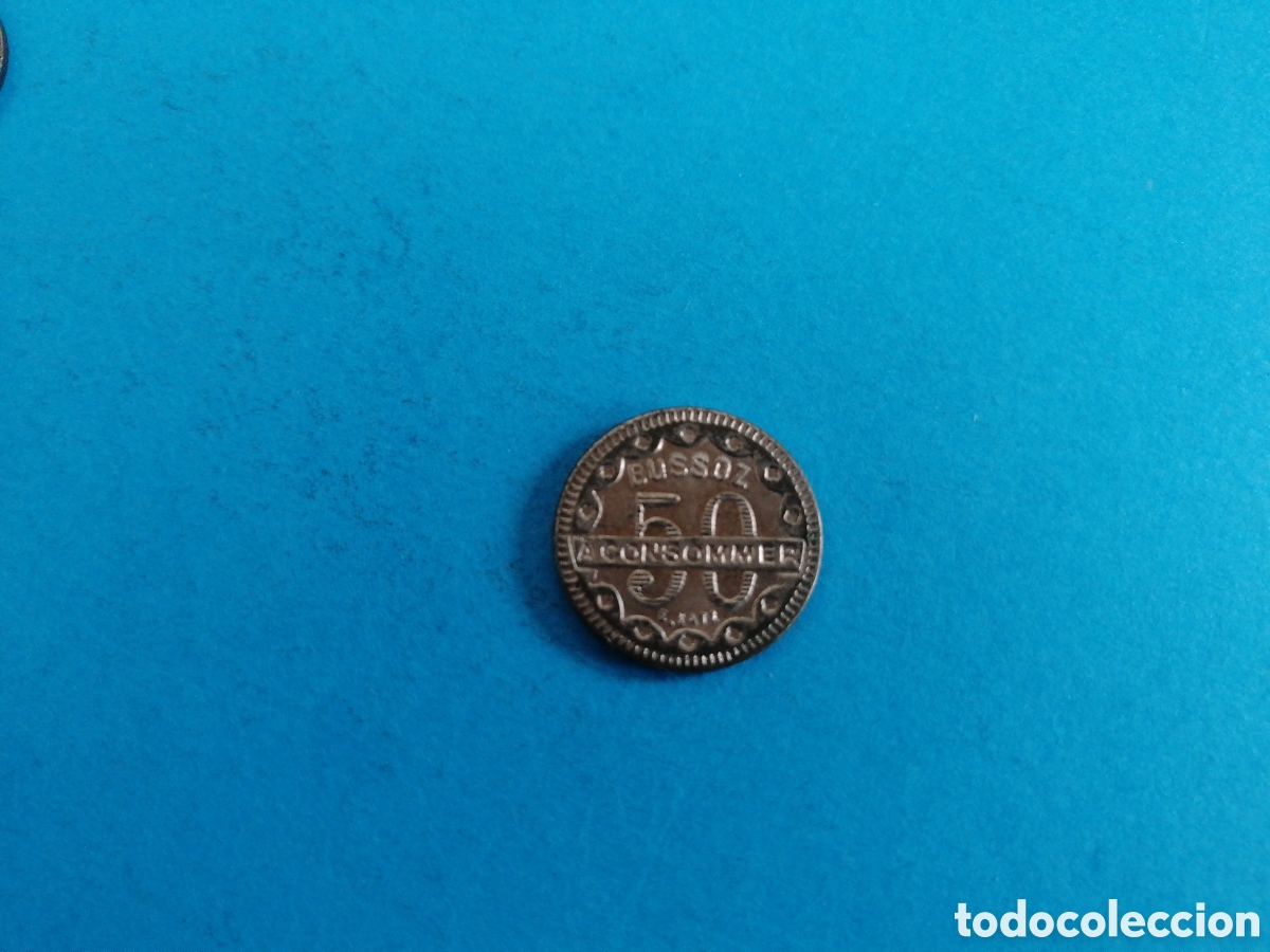 Monedas locales: 50 centimes Bussoz consumision - Foto 1