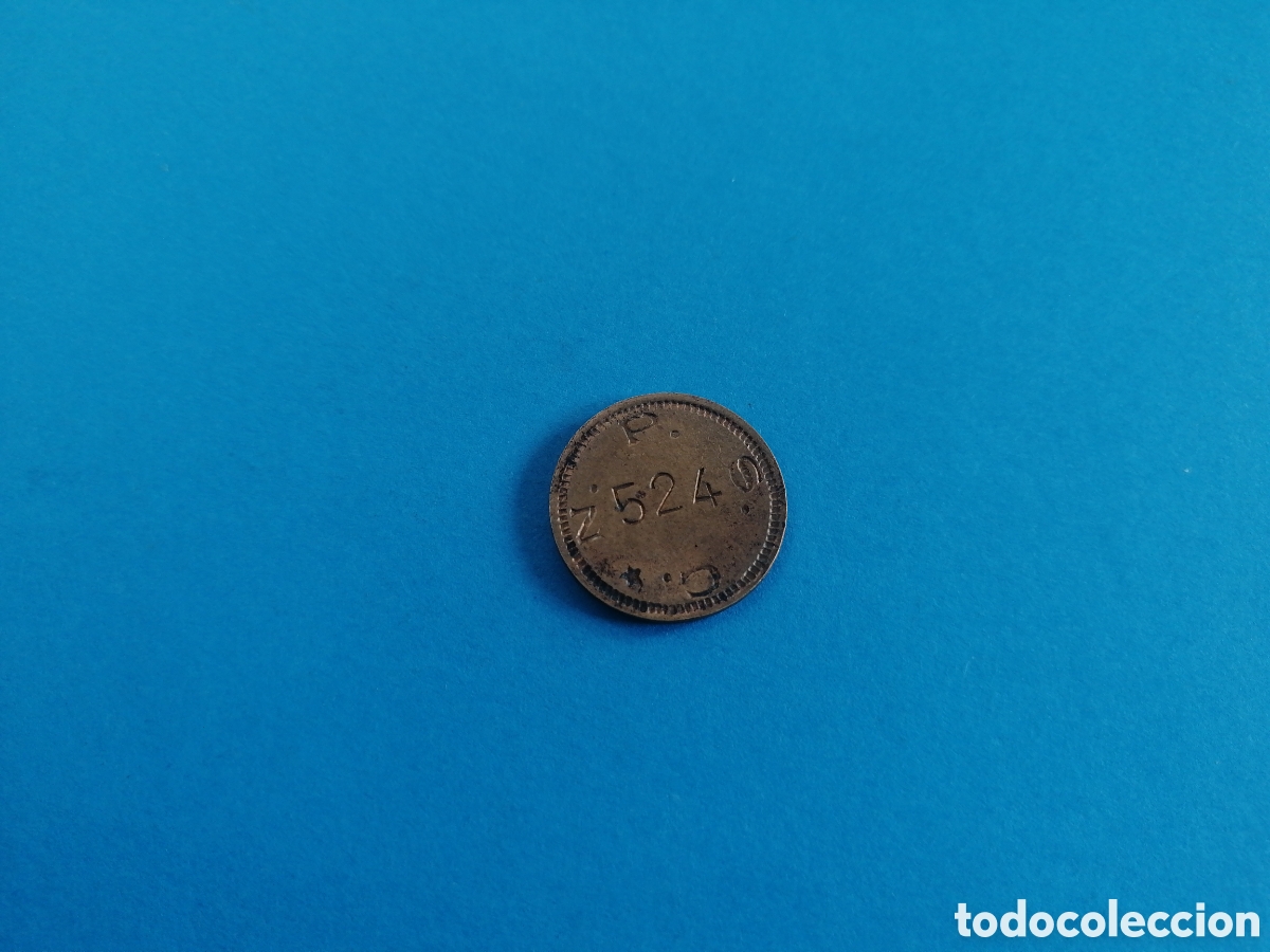 Monedas locales: Ficha de consumo de 20 centimes - Foto 2