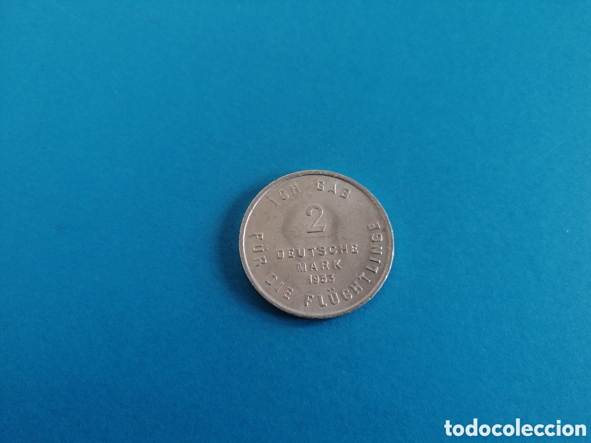 Monedas locales: Ficha de 2 marcos 1953 - Foto 2