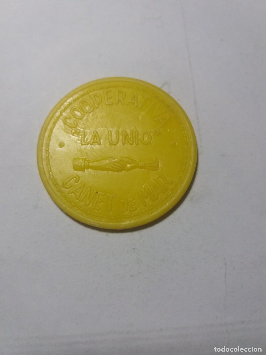 Local Coins: Ficha 25 Pessetes Cooperativa LA UNI&Oacute; Canet de Mar
