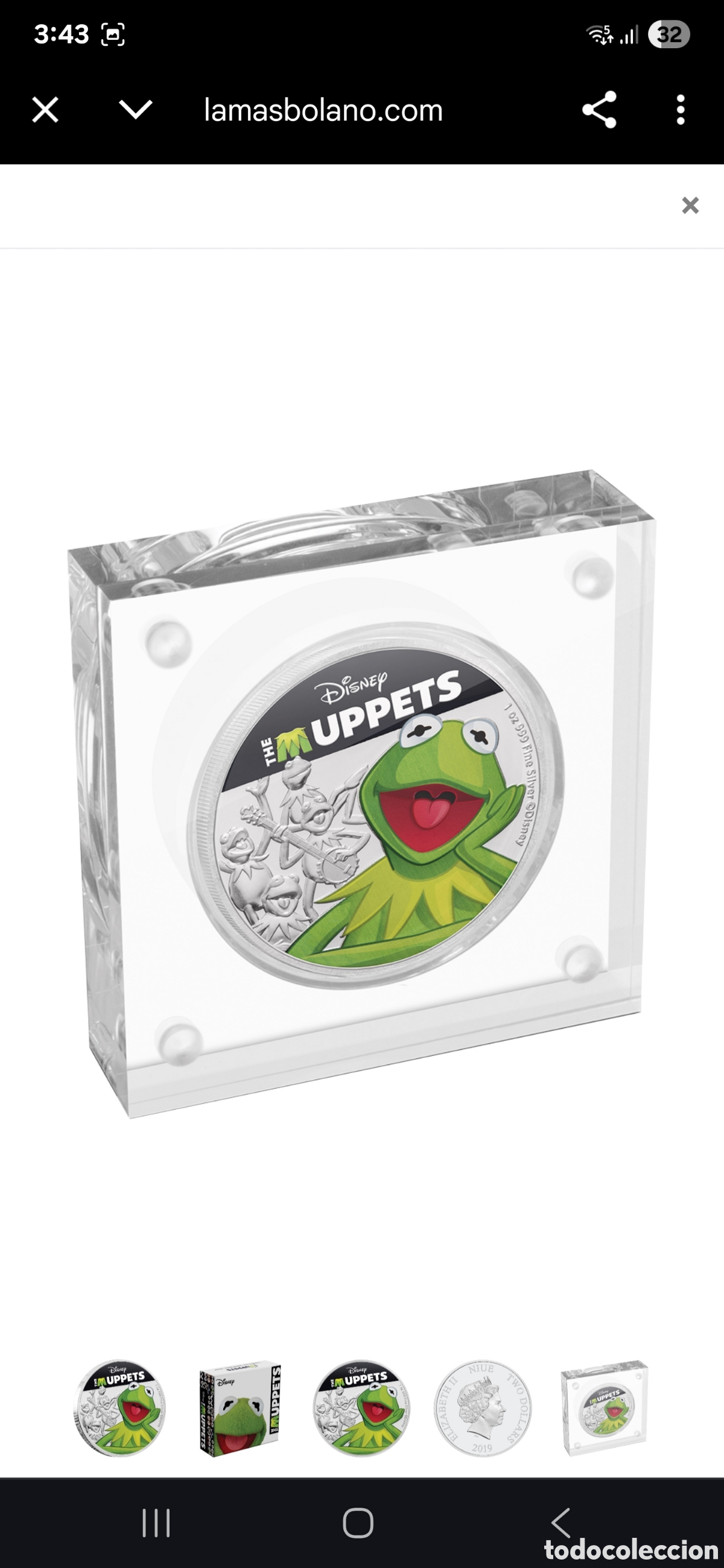 Monedas locales: Moneda de plata muppets - Foto 3