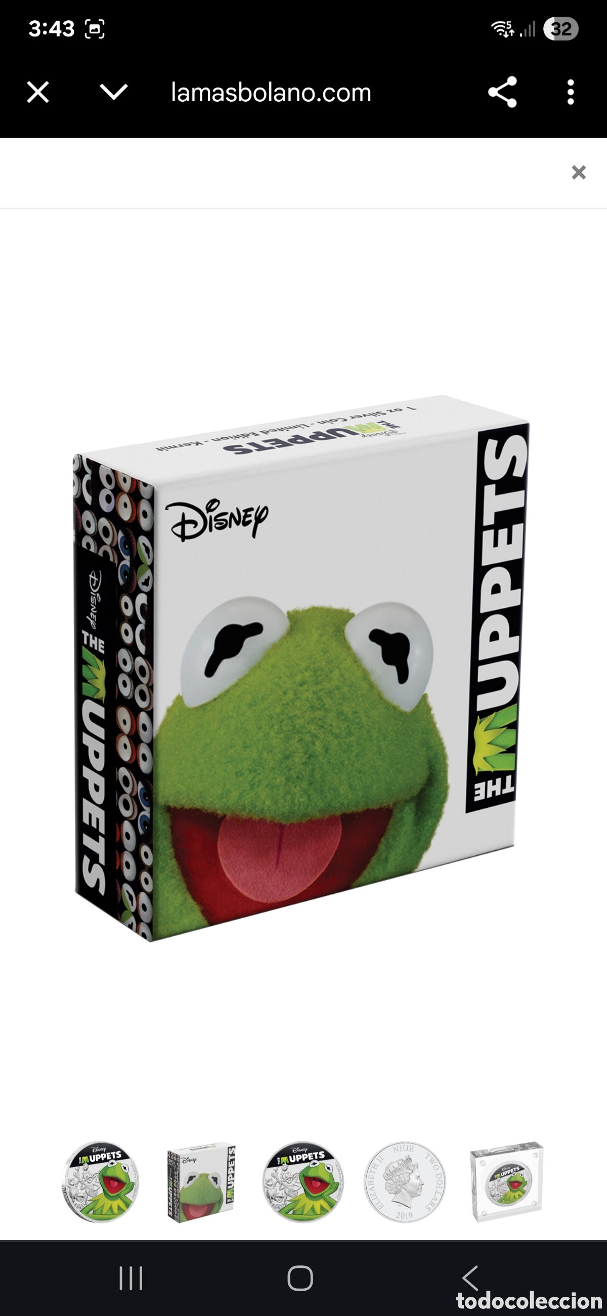 Monedas locales: Moneda de plata muppets - Foto 4
