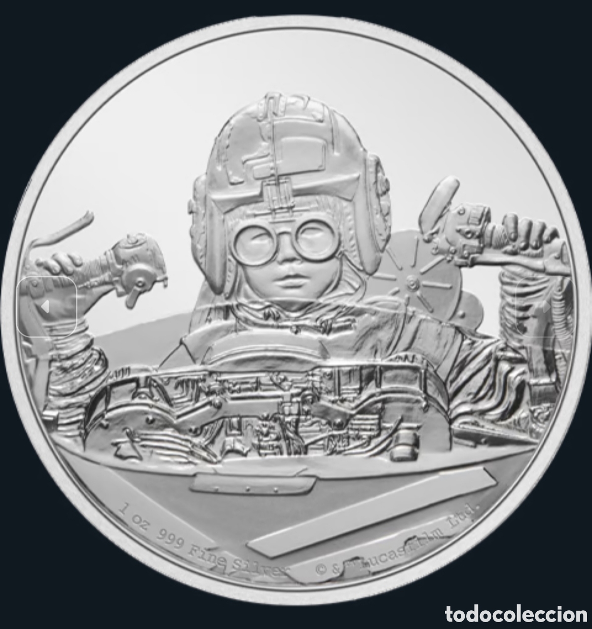 Monedas locales: Moneda de plata Star wars. - Foto 1