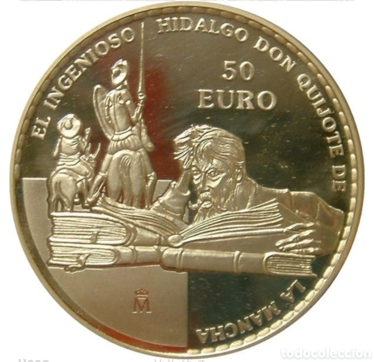 Monedas locales: Moneda de plata don Quijote - Foto 2