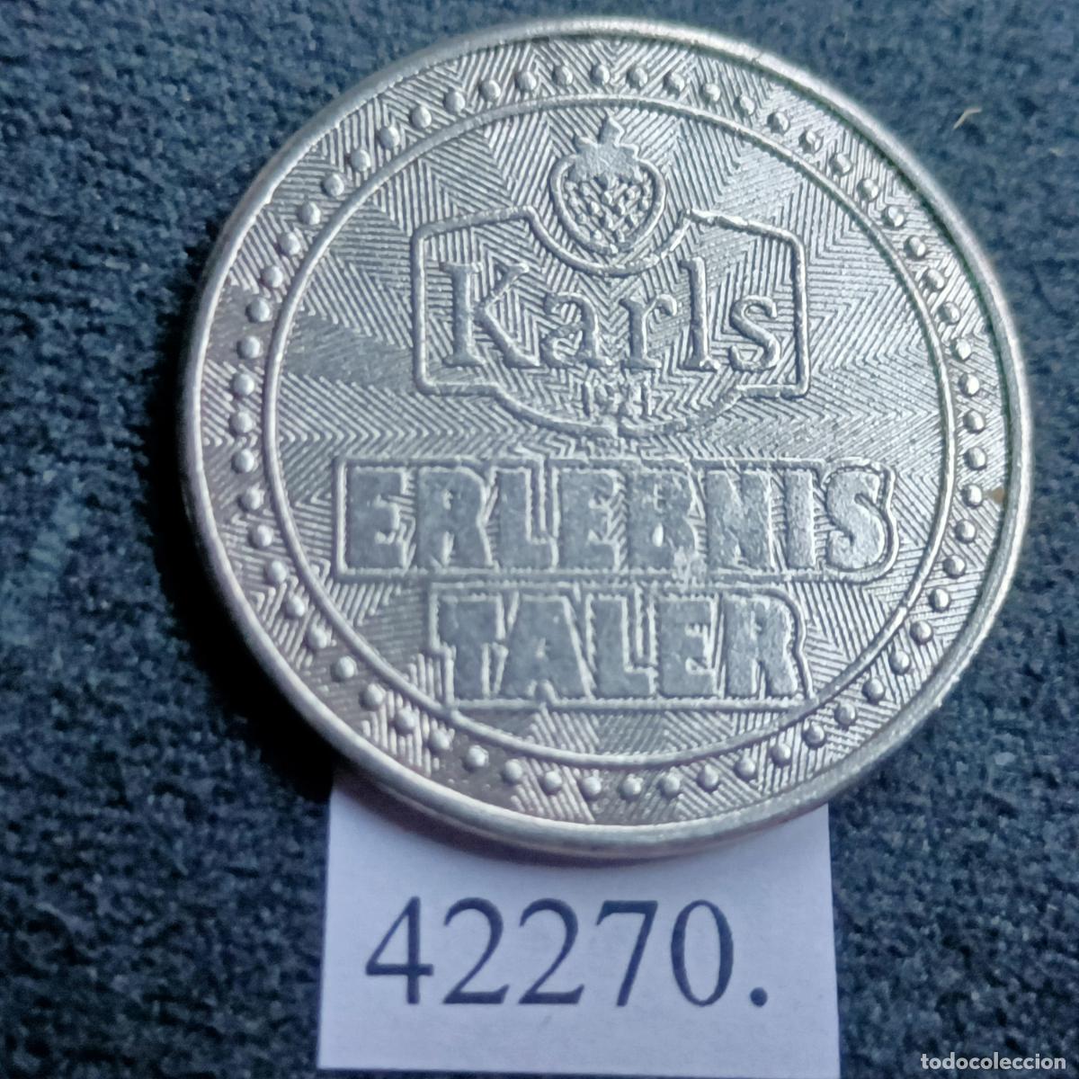 Monedas locales: Ficha KARLS, token, jet&oacute;n - Foto 2